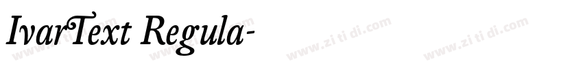IvarText Regula字体转换 IvarText Regula字体转换